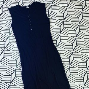 Old Navy Dress Ribbed Henley Style Shirt Sz Small